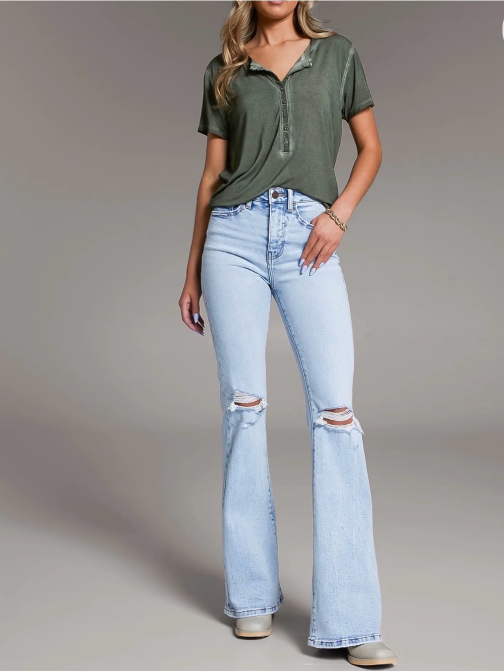 EUC BKE Billie High Rise Stretch Flare Jeans